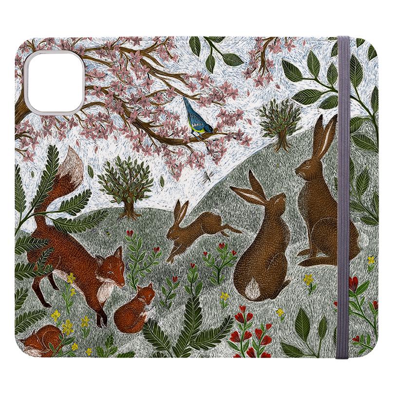 Wallet phone case-Sussex Downs By Catherine Rowe-Vegan Leather Wallet Case Vegan leather. 3 slots for cards Fully printed exterior. Compatibility See drop down menu for options, please select the right case as we print to order.-Stringberry