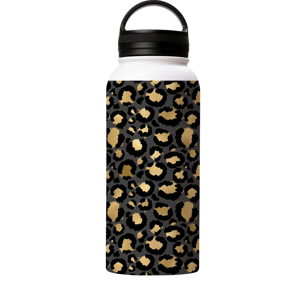 Water Bottles-T Spots Insulated Stainless Steel Water Bottle-32oz (945ml)-handle cap-Insulated Steel Water Bottle Our insulated stainless steel bottle comes in 3 sizes- Small 12oz (350ml), Medium 18oz (530ml) and Large 32oz (945ml) . It comes with a leak proof cap Keeps water cool for 24 hours Also keeps things warm for up to 12 hours Choice of 3 lids ( Sport Cap, Handle Cap, Flip Cap ) for easy carrying Dishwasher Friendly Lightweight, durable and easy to carry Reusable, so it's safe for the pl