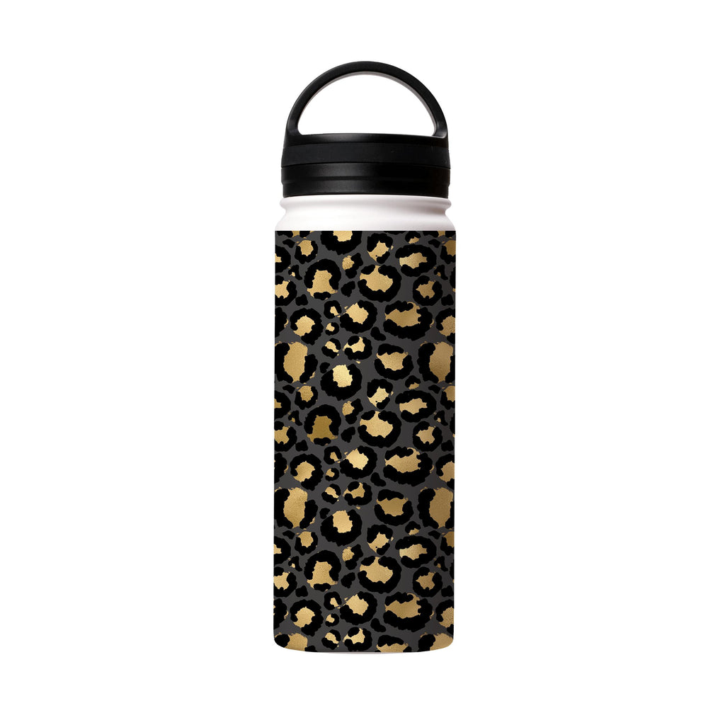 Water Bottles-T Spots Insulated Stainless Steel Water Bottle-18oz (530ml)-handle cap-Insulated Steel Water Bottle Our insulated stainless steel bottle comes in 3 sizes- Small 12oz (350ml), Medium 18oz (530ml) and Large 32oz (945ml) . It comes with a leak proof cap Keeps water cool for 24 hours Also keeps things warm for up to 12 hours Choice of 3 lids ( Sport Cap, Handle Cap, Flip Cap ) for easy carrying Dishwasher Friendly Lightweight, durable and easy to carry Reusable, so it's safe for the pl