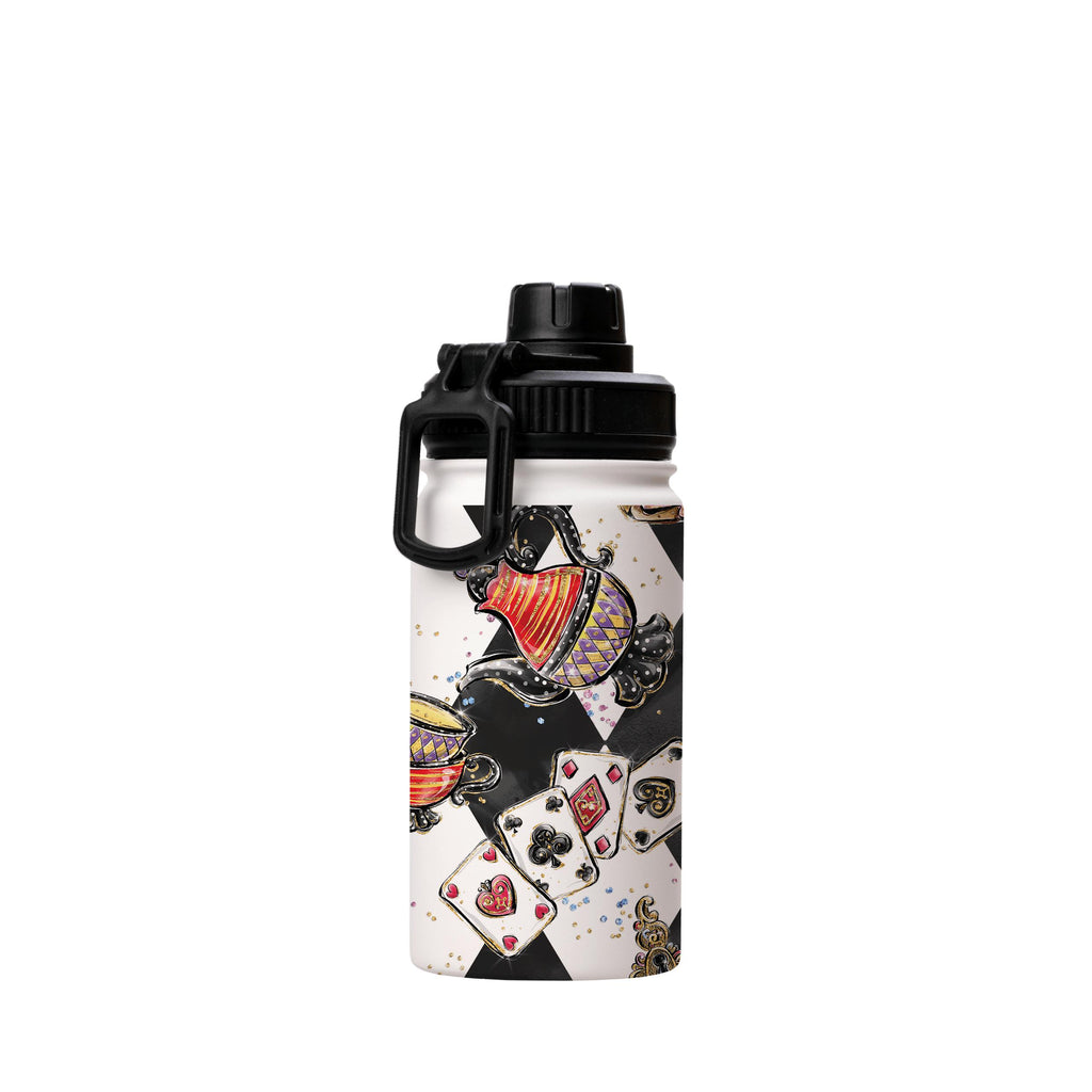 Water Bottles-Tea Pot Insulated Stainless Steel Water Bottle-12oz (350ml)-Sport cap-Insulated Steel Water Bottle Our insulated stainless steel bottle comes in 3 sizes- Small 12oz (350ml), Medium 18oz (530ml) and Large 32oz (945ml) . It comes with a leak proof cap Keeps water cool for 24 hours Also keeps things warm for up to 12 hours Choice of 3 lids ( Sport Cap, Handle Cap, Flip Cap ) for easy carrying Dishwasher Friendly Lightweight, durable and easy to carry Reusable, so it's safe for the pla