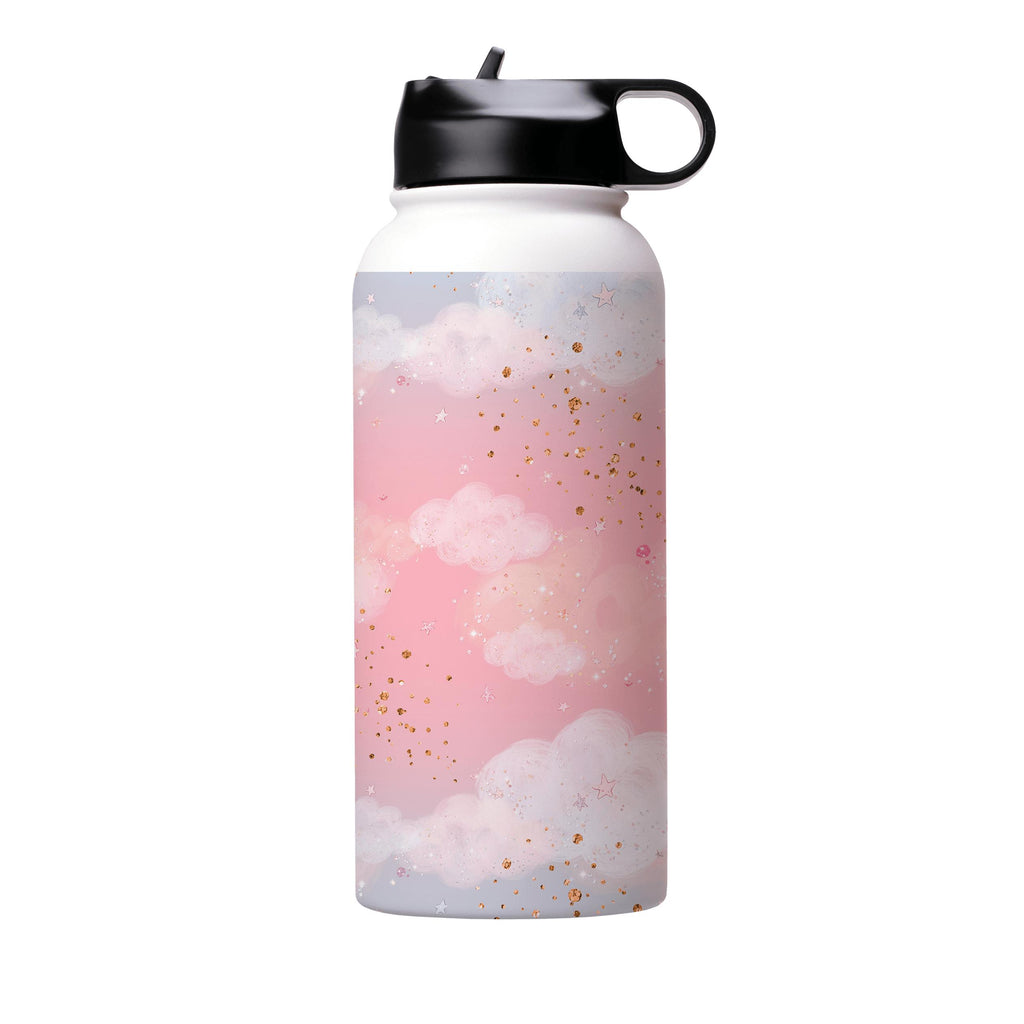 Water Bottles-Tobermony Insulated Stainless Steel Water Bottle-32oz (945ml)-Flip cap-Insulated Steel Water Bottle Our insulated stainless steel bottle comes in 3 sizes- Small 12oz (350ml), Medium 18oz (530ml) and Large 32oz (945ml) . It comes with a leak proof cap Keeps water cool for 24 hours Also keeps things warm for up to 12 hours Choice of 3 lids ( Sport Cap, Handle Cap, Flip Cap ) for easy carrying Dishwasher Friendly Lightweight, durable and easy to carry Reusable, so it's safe for the pl