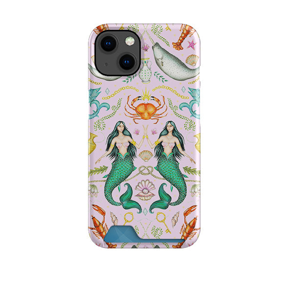 Tritons Treasure Pink Case and Card Case By Catherine Rowe