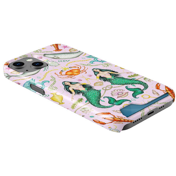Tritons Treasure Pink Case and Card Case By Catherine Rowe