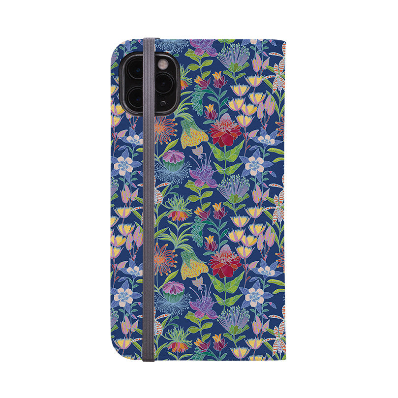 Wallet phone case-Tropic-3 By Natalie Pedetti Prack-Vegan Leather Wallet Case Vegan leather. 3 slots for cards Fully printed exterior. Compatibility See drop down menu for options, please select the right case as we print to order.-Stringberry