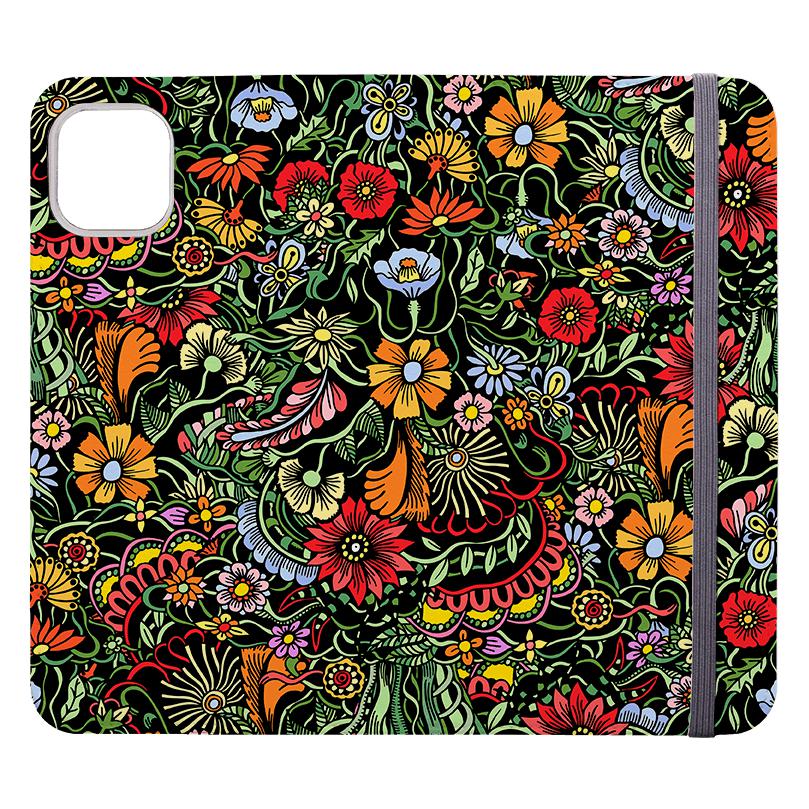Wallet phone case-Verona-Vegan Leather Wallet Case Vegan leather. 3 slots for cards Fully printed exterior. Compatibility See drop down menu for options, please select the right case as we print to order.-Stringberry