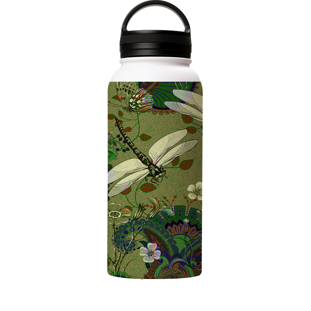 Water Bottles-Vyne Insulated Stainless Steel Water Bottle-32oz (945ml)-handle cap-Insulated Steel Water Bottle Our insulated stainless steel bottle comes in 3 sizes- Small 12oz (350ml), Medium 18oz (530ml) and Large 32oz (945ml) . It comes with a leak proof cap Keeps water cool for 24 hours Also keeps things warm for up to 12 hours Choice of 3 lids ( Sport Cap, Handle Cap, Flip Cap ) for easy carrying Dishwasher Friendly Lightweight, durable and easy to carry Reusable, so it's safe for the plane