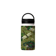 Water Bottles-Vyne Insulated Stainless Steel Water Bottle-12oz (350ml)-handle cap-Insulated Steel Water Bottle Our insulated stainless steel bottle comes in 3 sizes- Small 12oz (350ml), Medium 18oz (530ml) and Large 32oz (945ml) . It comes with a leak proof cap Keeps water cool for 24 hours Also keeps things warm for up to 12 hours Choice of 3 lids ( Sport Cap, Handle Cap, Flip Cap ) for easy carrying Dishwasher Friendly Lightweight, durable and easy to carry Reusable, so it's safe for the plane