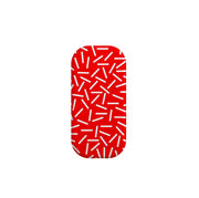 White Confetti Red Phone Stand