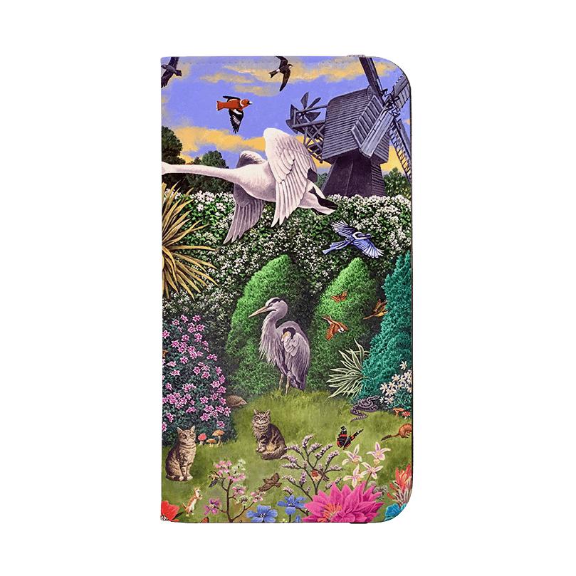 Wallet phone case-Wimbledon Garden By Philip Hood-Vegan Leather Wallet Case Vegan leather. 3 slots for cards Fully printed exterior. Compatibility See drop down menu for options, please select the right case as we print to order.-Stringberry