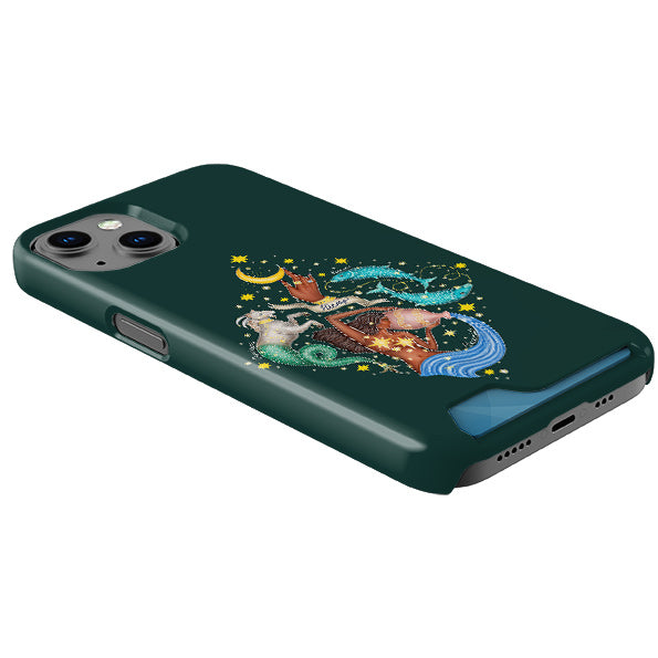 Winter Zodiac Case and Card Case By Catherine Rowe