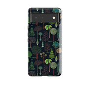 Google Tough Case -  Xmas Trees Dark By Caroline Bonne Muller