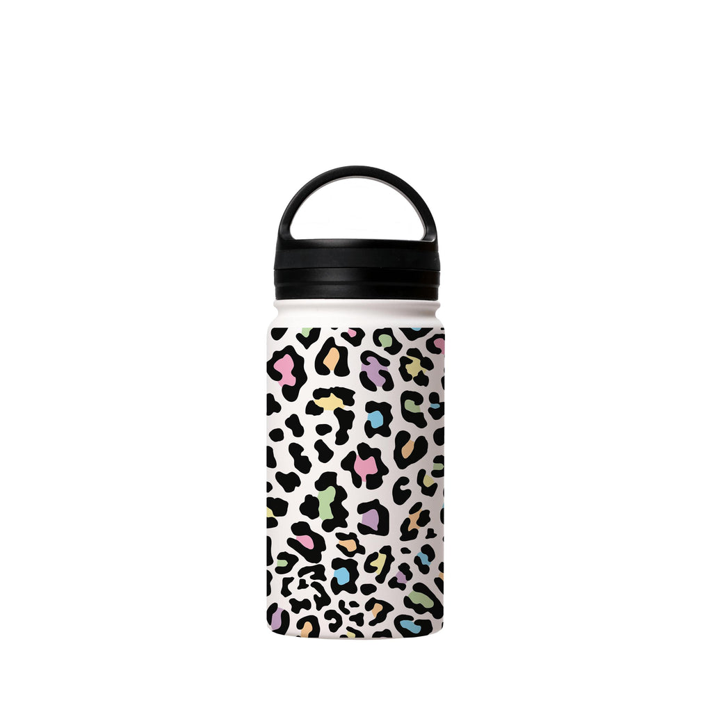 Water Bottles-Z Spots Insulated Stainless Steel Water Bottle-12oz (350ml)-handle cap-Insulated Steel Water Bottle Our insulated stainless steel bottle comes in 3 sizes- Small 12oz (350ml), Medium 18oz (530ml) and Large 32oz (945ml) . It comes with a leak proof cap Keeps water cool for 24 hours Also keeps things warm for up to 12 hours Choice of 3 lids ( Sport Cap, Handle Cap, Flip Cap ) for easy carrying Dishwasher Friendly Lightweight, durable and easy to carry Reusable, so it's safe for the pl